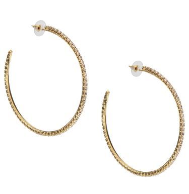 Argolas com strass - Cód. 10015228437
